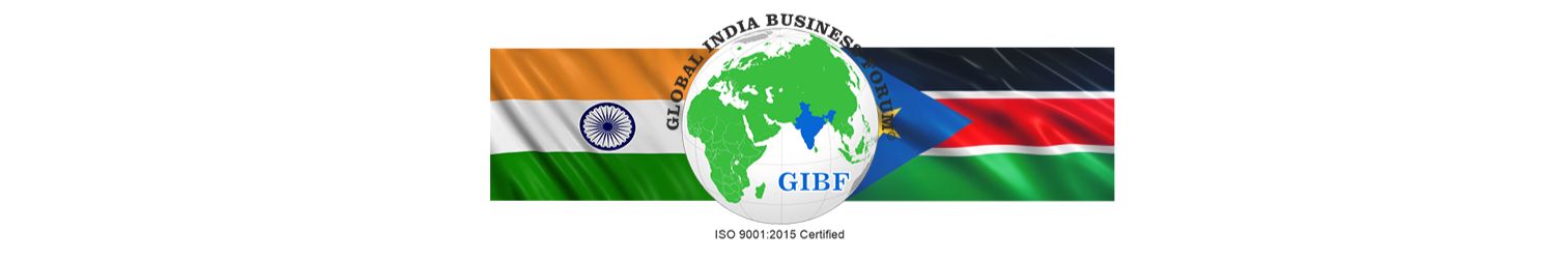 India South Sudan Business and Cultural Council and GIBF logo